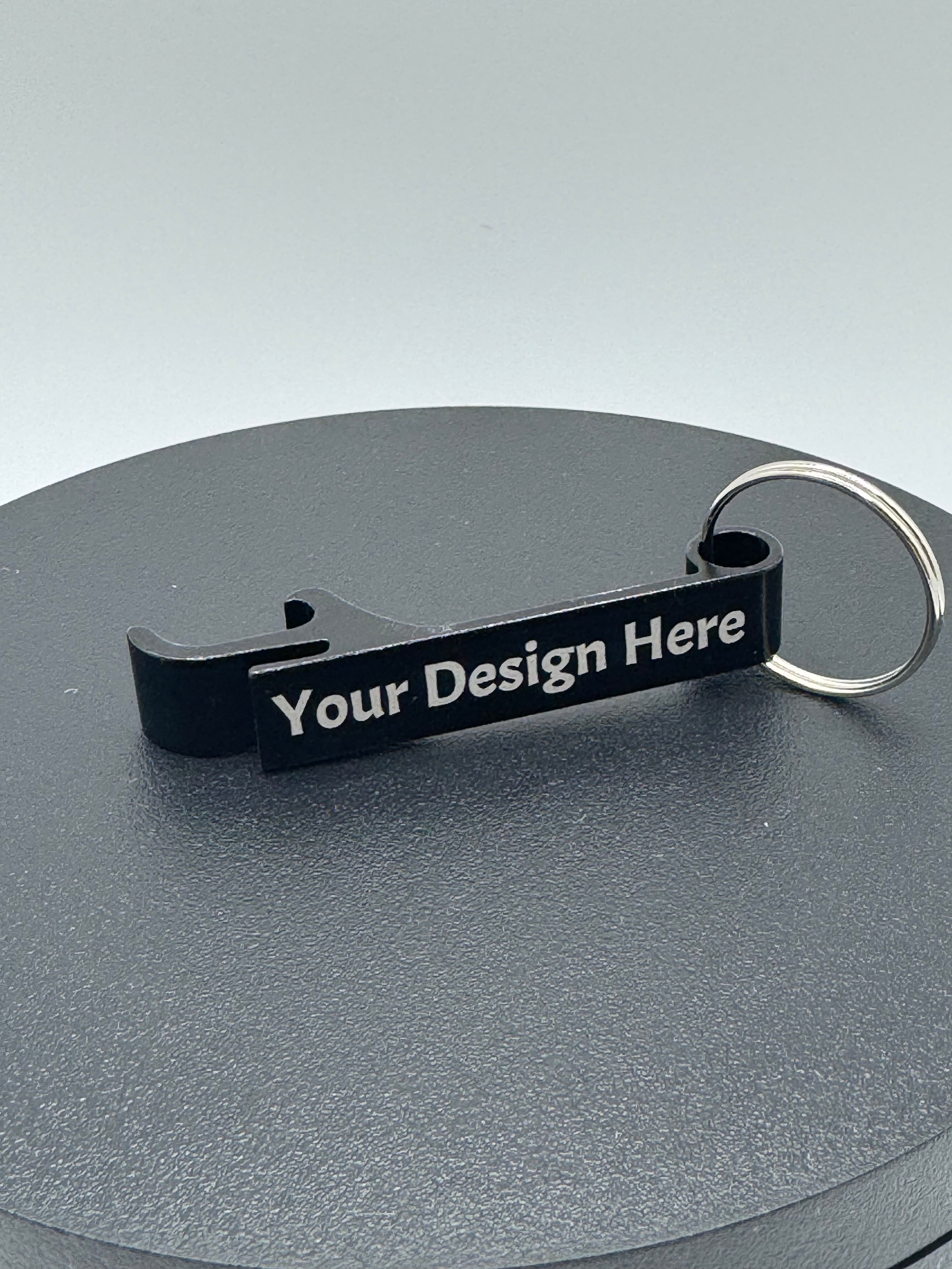 Custom Laser Engraved Keychain Bottle Opener
