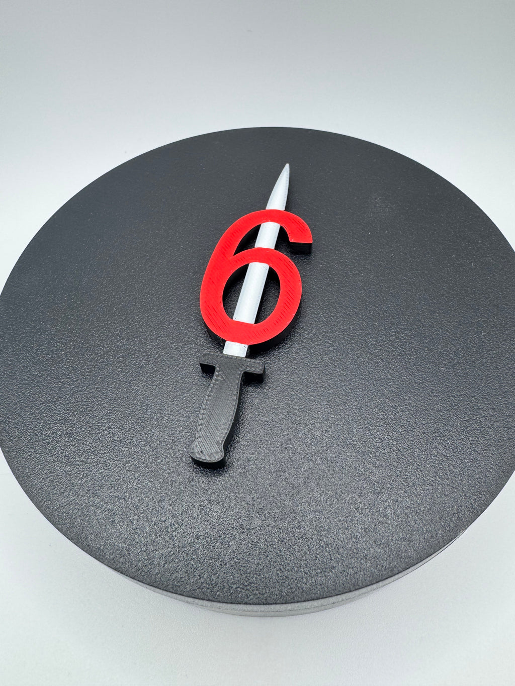 6 & Dagger Challenge Coin - 3D Printed