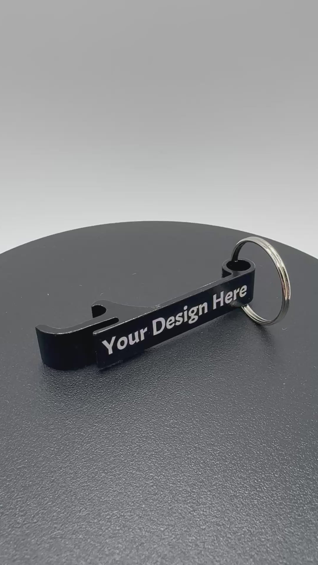 Custom Laser Engraved Keychain Bottle Opener